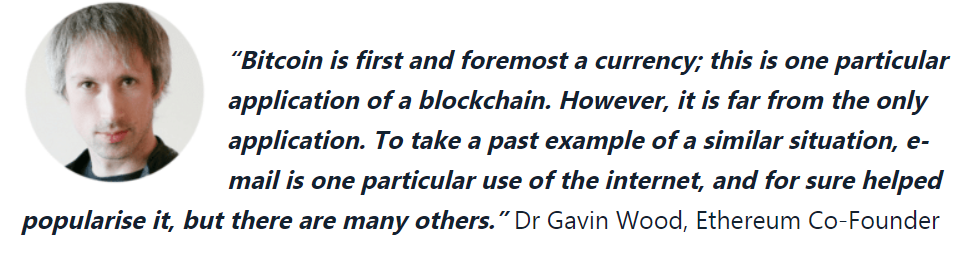 Ethereum (ETH) Quote Dr. Gavin Wood