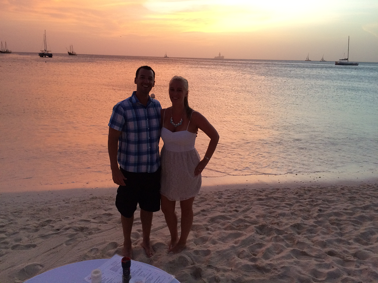 Chris & Sondra on the Beach