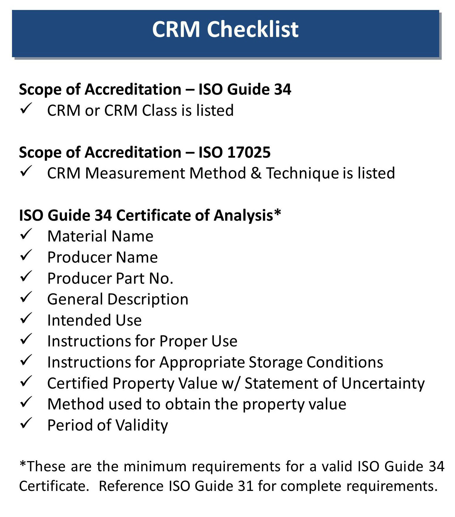 Systems Requirements Checklist