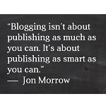 Blogging Quote - Chris Bell