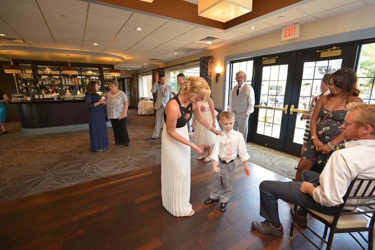 Auntie Sondra With Nephew Caden - Ring Bearer